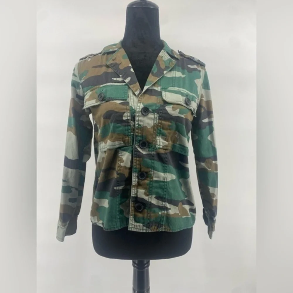 J. Crew Mercantile 100%‎ Cotton Camo Jacket